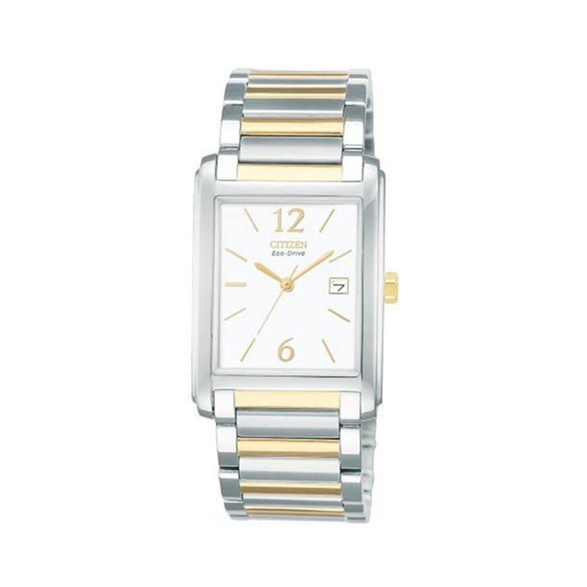 Citizen eco drive rectangular men's watch shop