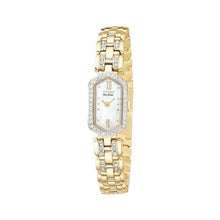 Load image into Gallery viewer, Citizen Women's EG2372-55D Eco-Drive Silhouette Swarovski Crystal Gold-Tone Watch