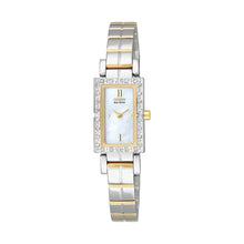 Load image into Gallery viewer, Citizen Women's EG2584-57D Eco-Drive Silhouette Diamond Accented Two-Tone Dress Watch