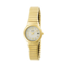Load image into Gallery viewer, Citizen Women&#39;s EW0702-92A Eco-Drive Silhouette Gold-Tone Expansion Bracelet Watch
