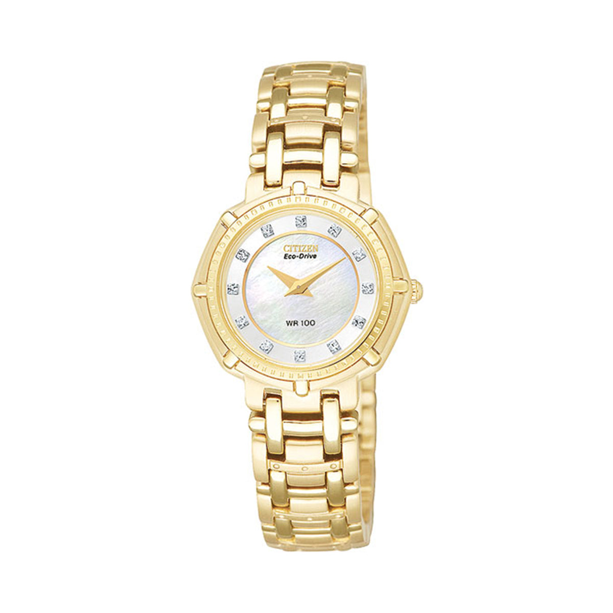 Citizen Women's EW9152-50D J-Class Eco-Drive Diamond Gold-Tone