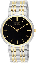 Load image into Gallery viewer, Citizen Men&#39;s AR1054-52E Eco-Drive Stiletto Two-Tone Watch
