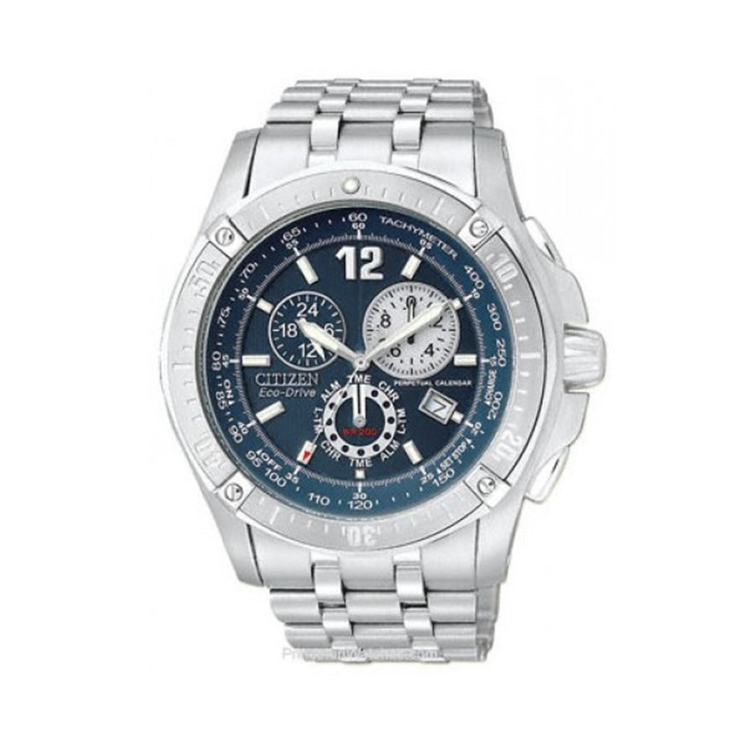Citizen Men's BL5370-51L Eco-Drive Perpetual Calendar Chronograph Sport Watch