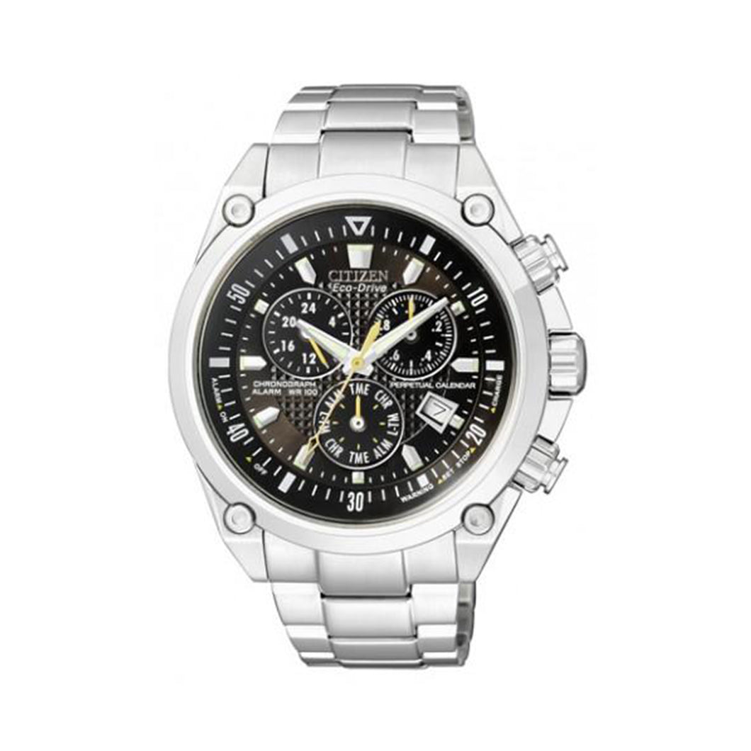 Citizen Men's BL5380-58E Eco-Drive Perpetual Calendar Chronograph Watch