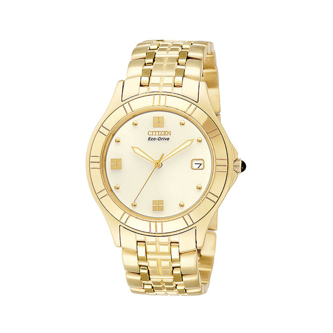Citizen Men's BM6242-50P Eco-Drive Lucca Gold-Tone Watch