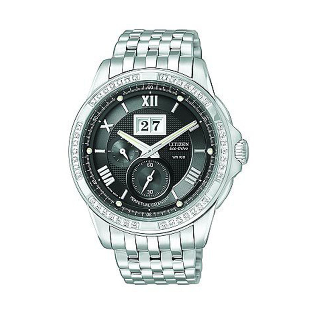Citizen Men's BT0030-57E Eco-Drive Calibre 3100 Twin Date Diamond Accented Watch