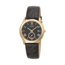 Load image into Gallery viewer, Citizen Men&#39;s BV1003-01E Eco-Drive Brown Leather Strap Watch
