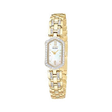 Load image into Gallery viewer, Citizen Women&#39;s EG2372-55D Eco-Drive Silhouette Swarovski Crystal Gold-Tone Watch
