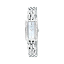 Load image into Gallery viewer, Citizen Women&#39;s EG2640-58D Eco-Drive Silhouette Diamond Accented Watch
