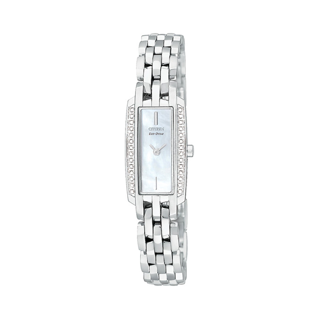 Citizen Women's EG2640-58D Eco-Drive Silhouette Diamond Accented Watch