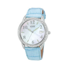 Load image into Gallery viewer, Citizen Women&#39;s EO1000-01D Eco-Drive Mother-of-Pearl Swarovski Watch
