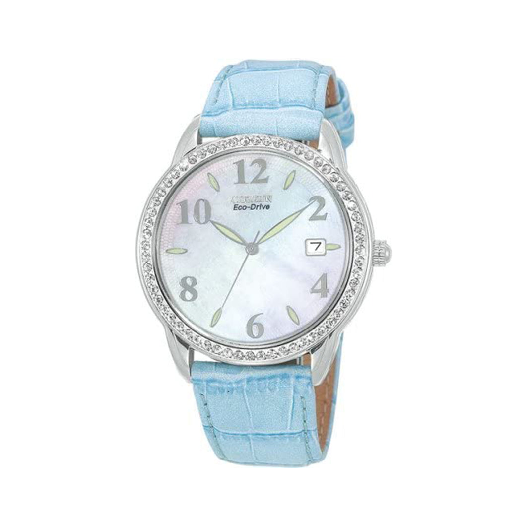 Citizen Women's EO1000-01D Eco-Drive Mother-of-Pearl Swarovski Watch