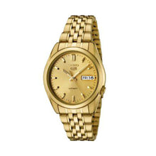 Load image into Gallery viewer, Seiko Men&#39;s SNK128K Gold-Tone Automatic Champagne Dial Watch
