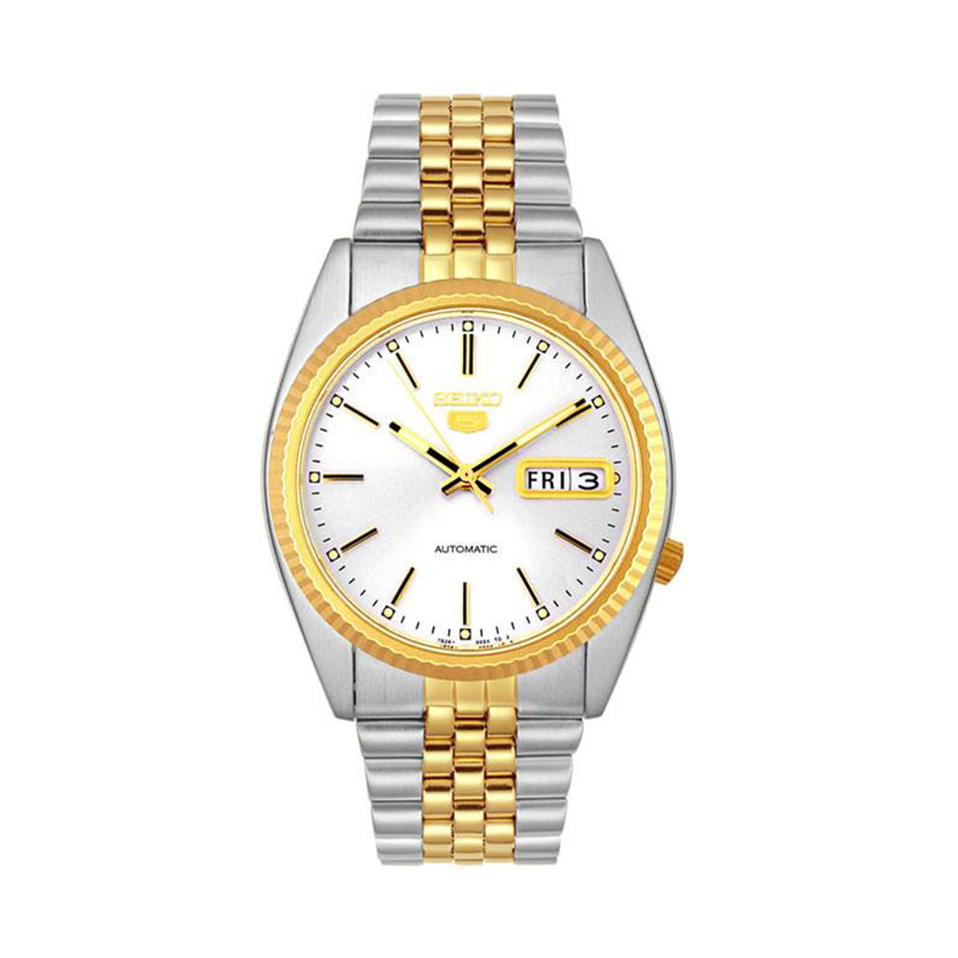 Seiko Men's SNXJ90K Two-Tone Automatic Silver/Gold Watch